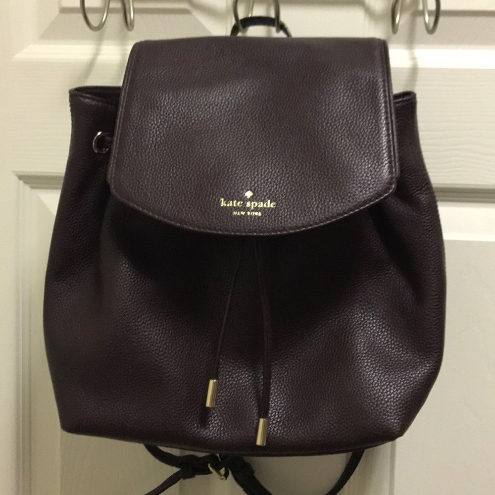 Kate Spade Mahogany Small Breeze Leather backpack